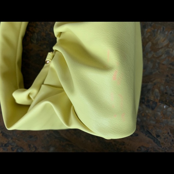 Mama Said yellow ruched shoulder bag - Picture 4 of 4